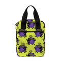 Halloween Witch Cauldron Pattern Print Bible Tote Bag