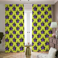 Halloween Witch Cauldron Pattern Print Dimout Pencil Pleat Curtains