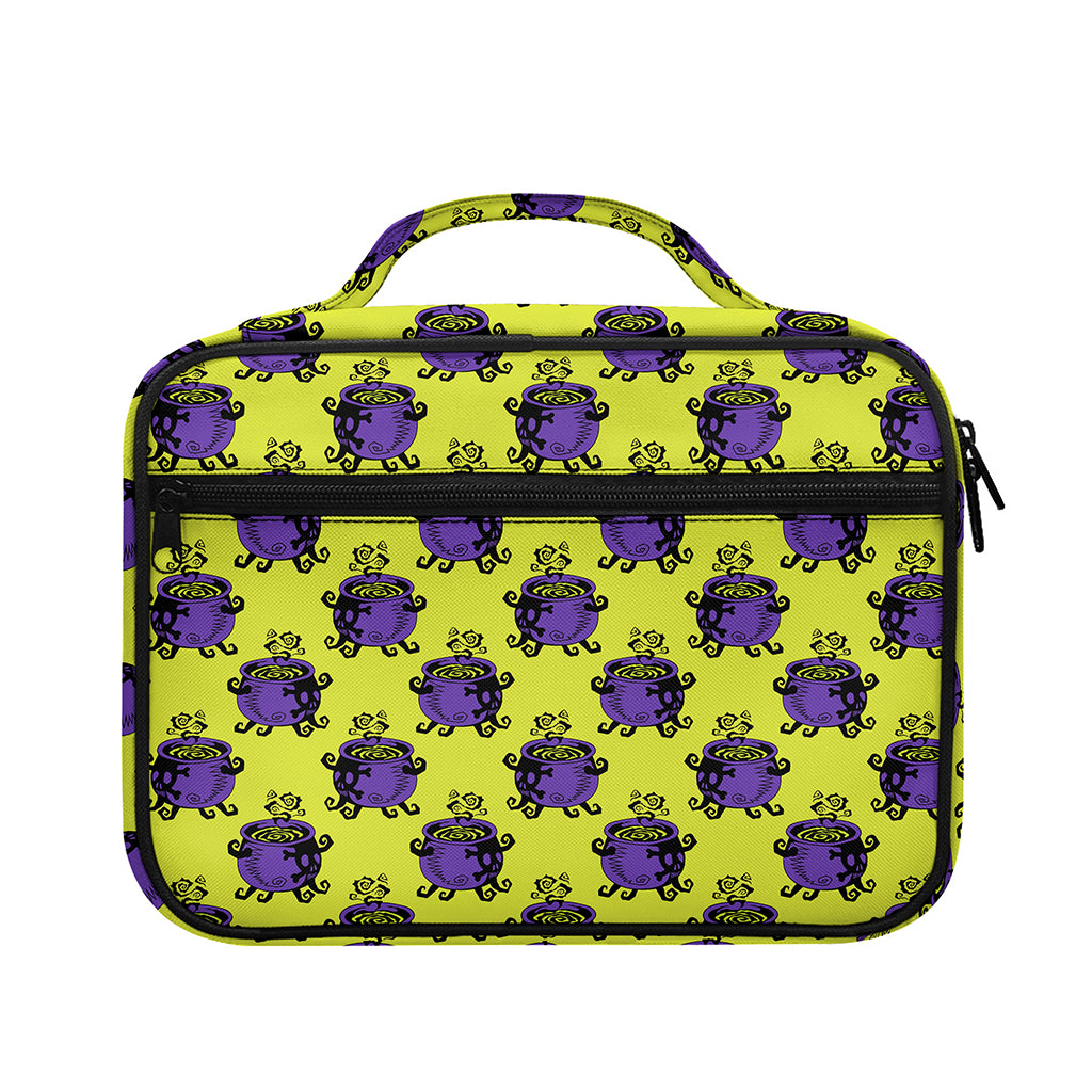 Halloween Witch Cauldron Pattern Print Briefcase Bible Bag