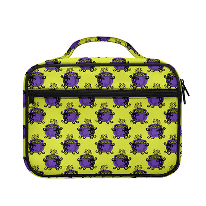 Halloween Witch Cauldron Pattern Print Briefcase Bible Bag