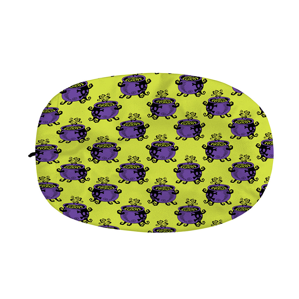 Halloween Witch Cauldron Pattern Print Car Side Mirror Covers