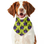Halloween Witch Cauldron Pattern Print Dog Bandana