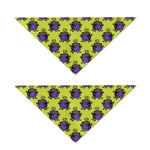 Halloween Witch Cauldron Pattern Print Dog Bandana