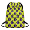 Halloween Witch Cauldron Pattern Print Drawstring Backpack