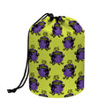 Halloween Witch Cauldron Pattern Print Drawstring Makeup Bag
