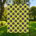 Halloween Witch Cauldron Pattern Print Garden Flag