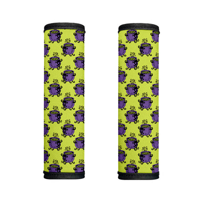 Halloween Witch Cauldron Pattern Print Handle Covers