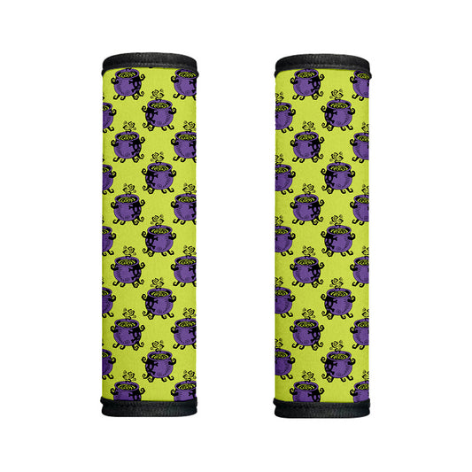 Halloween Witch Cauldron Pattern Print Handle Covers