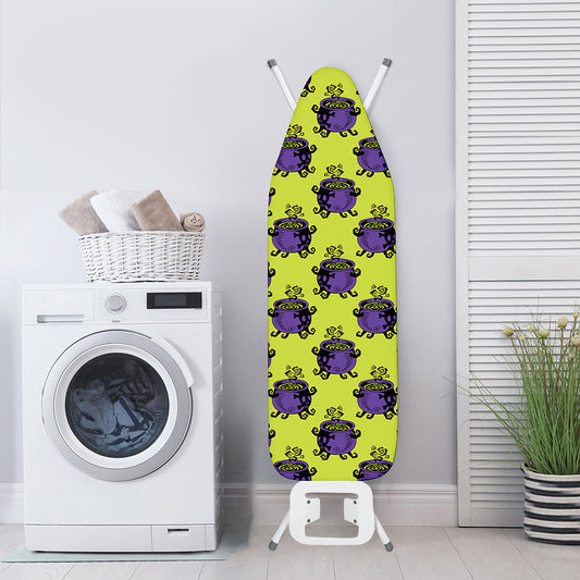 Halloween Witch Cauldron Pattern Print Ironing Board Cover