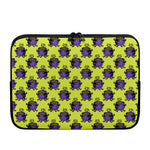 Halloween Witch Cauldron Pattern Print Laptop Sleeve
