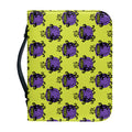 Halloween Witch Cauldron Pattern Print Leather Bible Cover