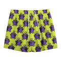 Halloween Witch Cauldron Pattern Print Mesh Shorts