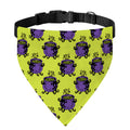 Halloween Witch Cauldron Pattern Print Over The Collar Dog Bandana