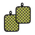Halloween Witch Cauldron Pattern Print Pot Holders