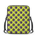 Halloween Witch Cauldron Pattern Print Rectangular Crossbody Bag
