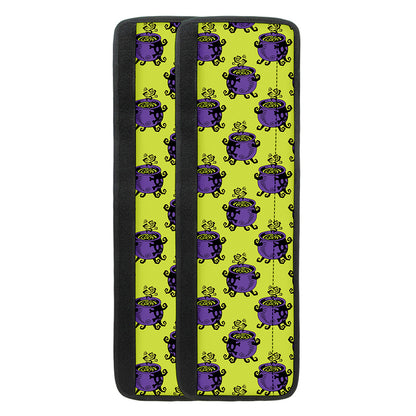 Halloween Witch Cauldron Pattern Print Refrigerator Handle Covers