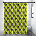 Halloween Witch Cauldron Pattern Print Shower Curtain