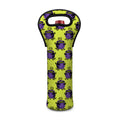 Halloween Witch Cauldron Pattern Print Single Neoprene Wine Tote