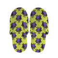 Halloween Witch Cauldron Pattern Print Slippers