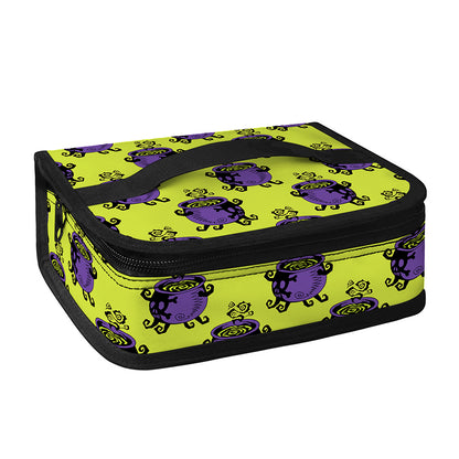 Halloween Witch Cauldron Pattern Print Small Lunch Bag