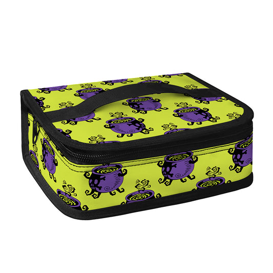 Halloween Witch Cauldron Pattern Print Small Lunch Bag