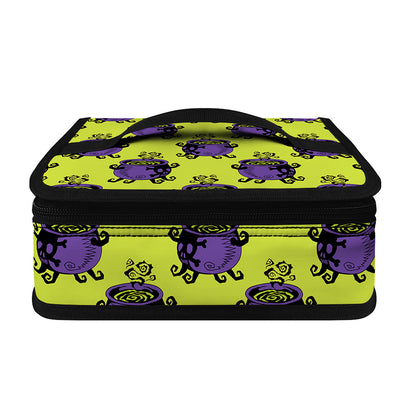 Halloween Witch Cauldron Pattern Print Small Lunch Bag