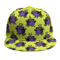 Halloween Witch Cauldron Pattern Print Snapback Cap