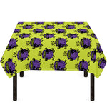 Halloween Witch Cauldron Pattern Print Tablecloth