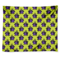 Halloween Witch Cauldron Pattern Print Tapestry