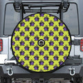 Halloween Witch Cauldron Pattern Print Tire Cover With Camera Hole
