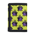 Halloween Witch Cauldron Pattern Print Trifold Wallet