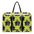 Halloween Witch Cauldron Pattern Print Utility Tote Bag