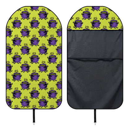 Halloween Witch Cauldron Pattern Print Waterproof Car Seat Cover