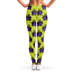 Halloween Witch Cauldron Pattern Print Women's Leggings