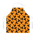 Halloween Witch Hat Pattern Print Adjustable Apron
