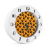 Halloween Witch Hat Pattern Print Alarm Clock