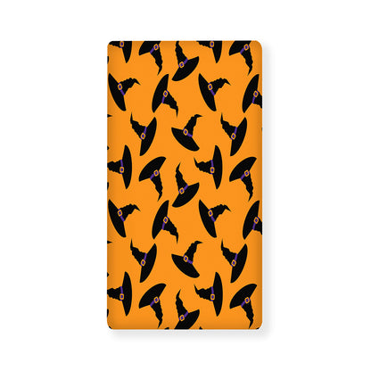 Halloween Witch Hat Pattern Print Baby Crib Sheet