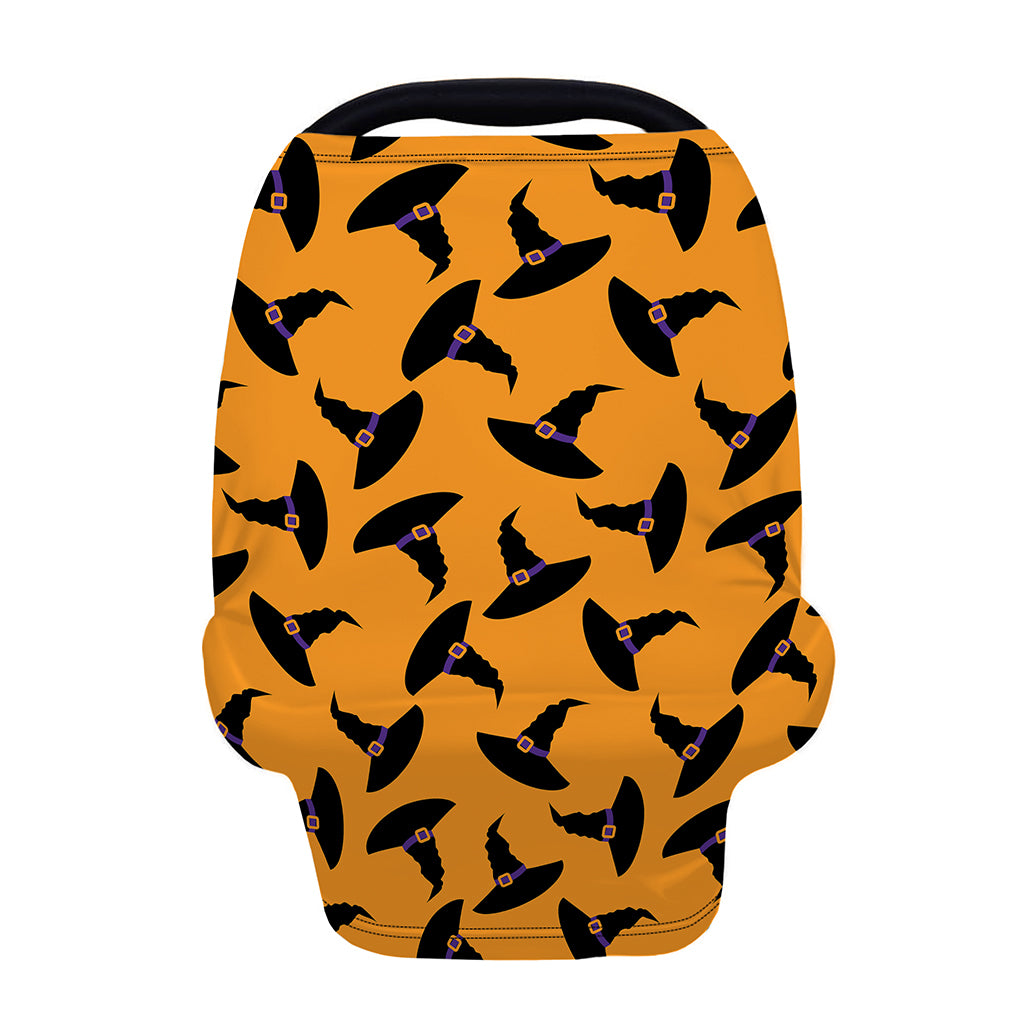 Halloween Witch Hat Pattern Print Baby Seat Cover