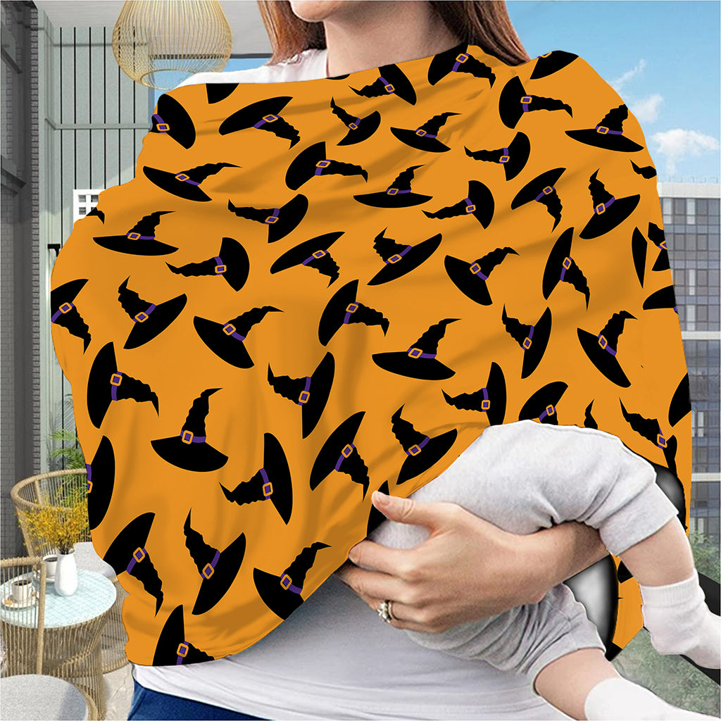 Halloween Witch Hat Pattern Print Baby Seat Cover