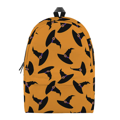 Halloween Witch Hat Pattern Print Backpack
