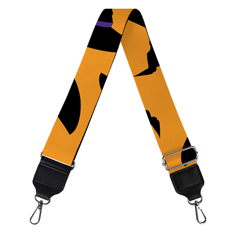 Halloween Witch Hat Pattern Print Bag Strap
