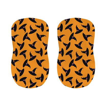 Halloween Witch Hat Pattern Print Bar Stool Covers