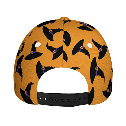 Halloween Witch Hat Pattern Print Baseball Cap