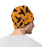 Halloween Witch Hat Pattern Print Beanie