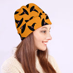 Halloween Witch Hat Pattern Print Beanie