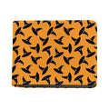 Halloween Witch Hat Pattern Print Bifold Wallet