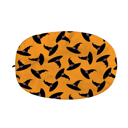 Halloween Witch Hat Pattern Print Car Side Mirror Covers
