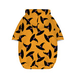 Halloween Witch Hat Pattern Print Dog Zip Up Hoodie