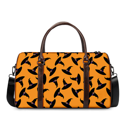 Halloween Witch Hat Pattern Print Duffle Bag