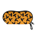 Halloween Witch Hat Pattern Print Glasses Case